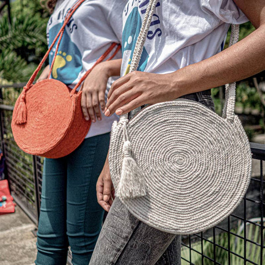 Bolso Redondo, White