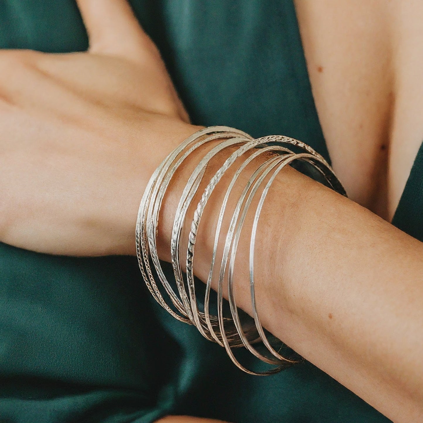 Oct 26th 2024 :  Stacking Silver Bangles Class