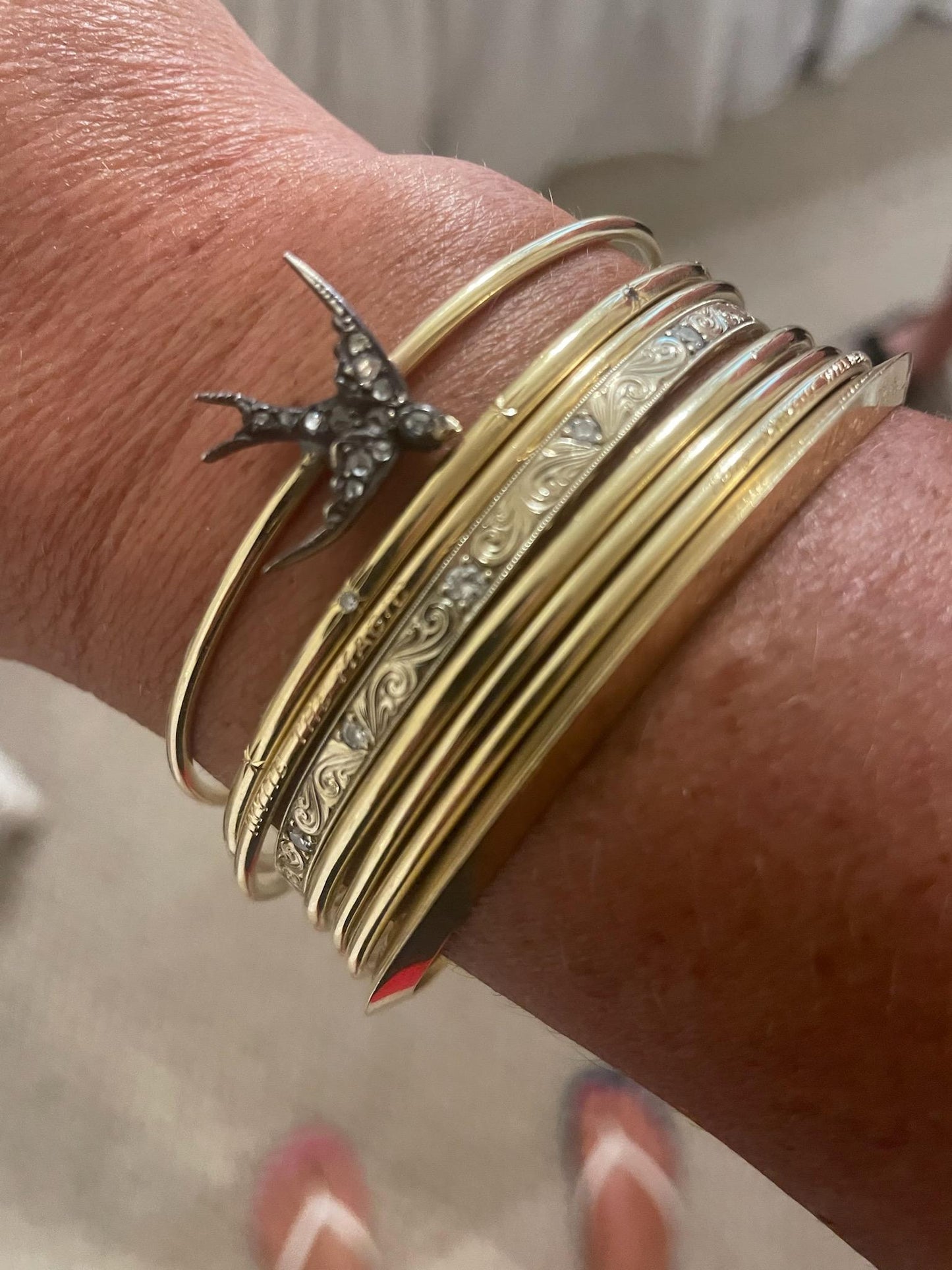 Oct 26th 2024 :  Stacking Silver Bangles Class