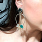 Carmen - Moss Agate Party Blend Cluster Convertible Earrings