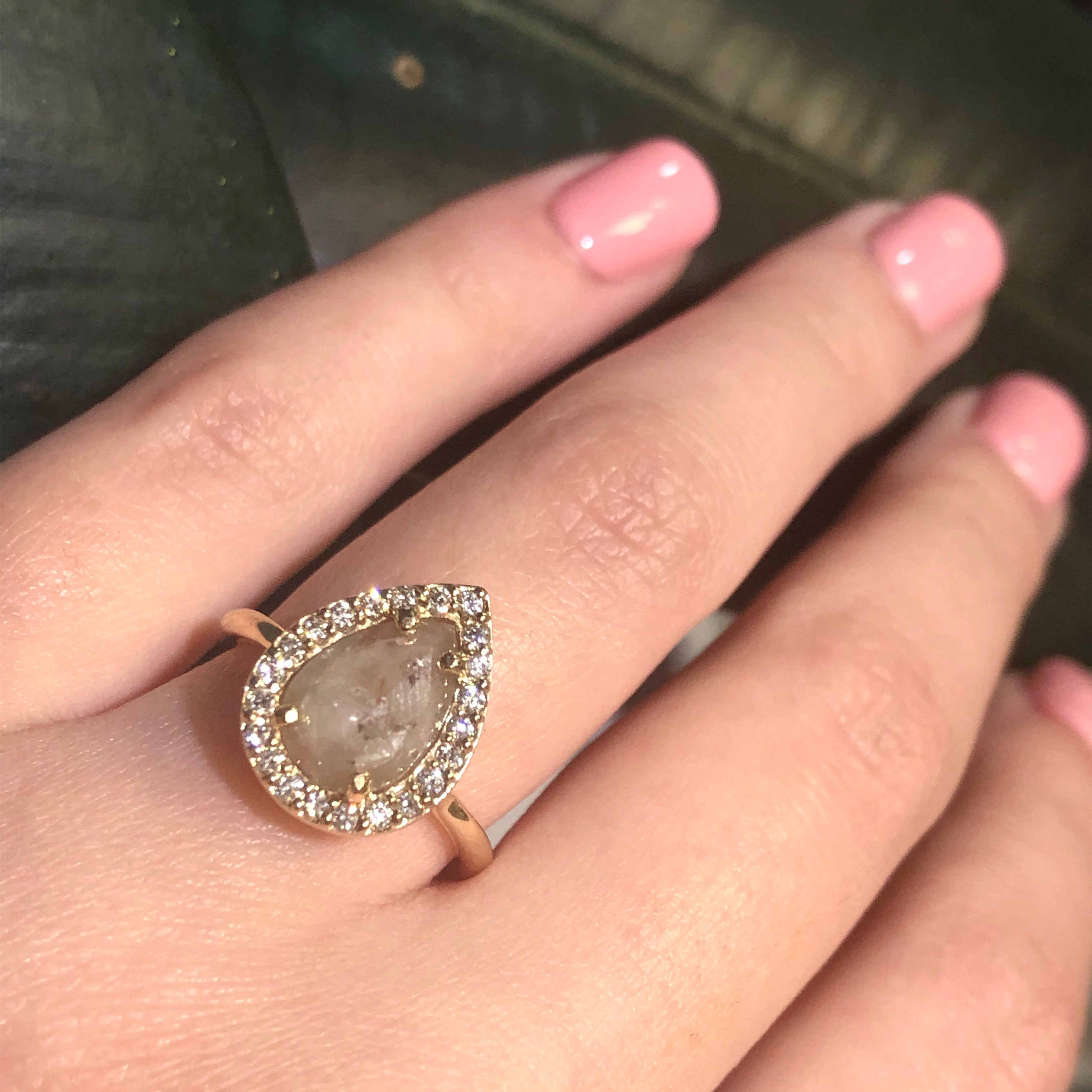 Ana Rustic Diamond Ring